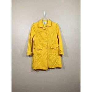 VTG Nine & Company Womens Jacket 14 Yellow 90s Y2K Preppy Coastal Minimalist